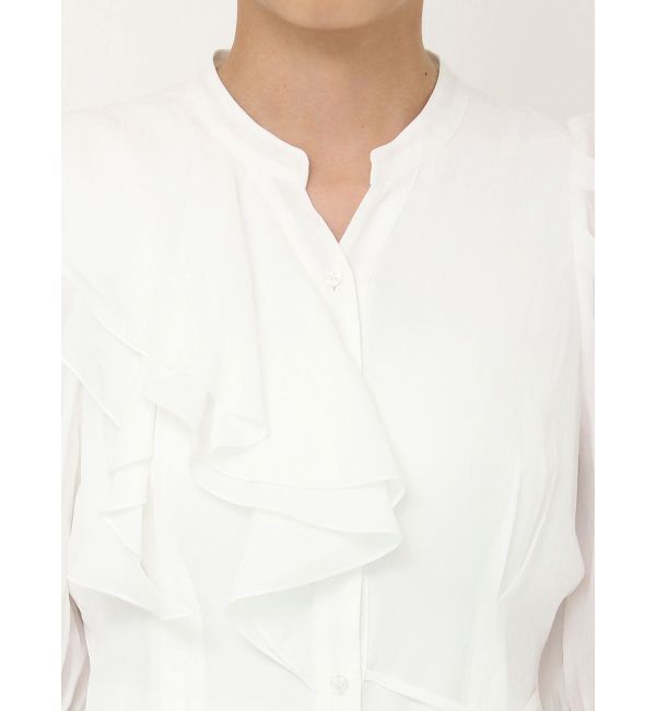 dazzlin「アシメフリルシアーブラウス」|シャツ・ブラウス|