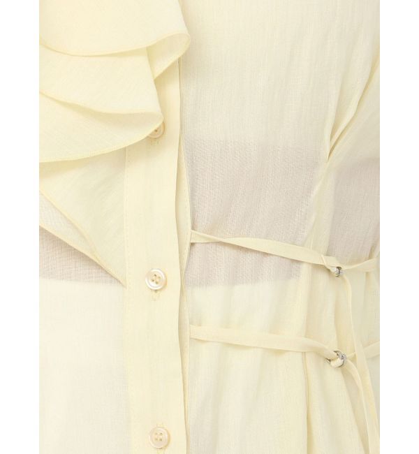 dazzlin「アシメフリルシアーブラウス」|シャツ・ブラウス|