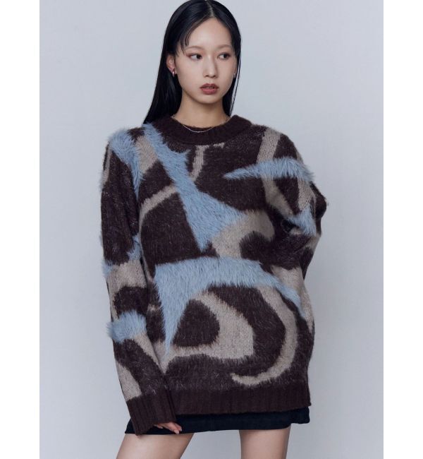 EMODA「オーバーパターンニット」|ニット・セーター|