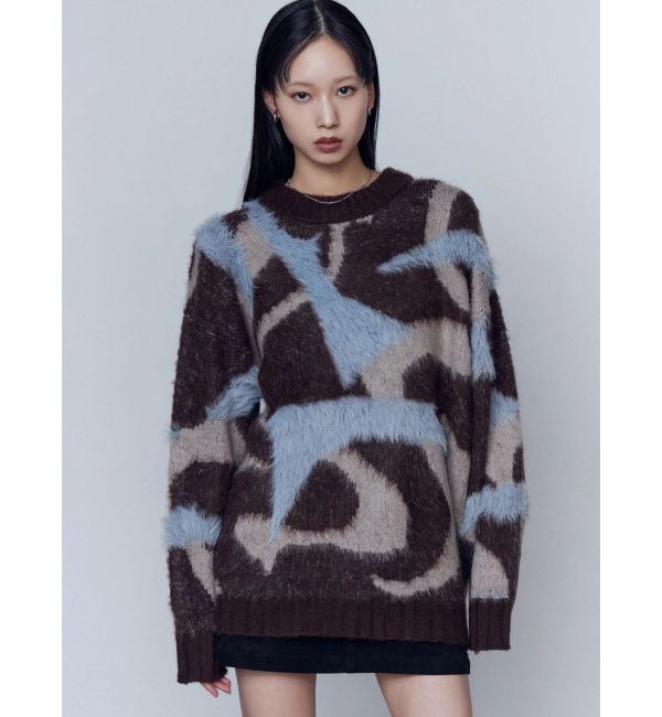 EMODA「オーバーパターンニット」|ニット・セーター|