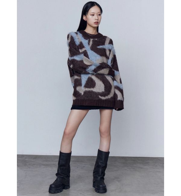 EMODA「オーバーパターンニット」|ニット・セーター|