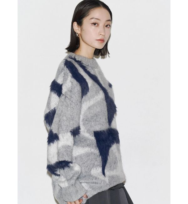 EMODA「オーバーパターンニット」|ニット・セーター|