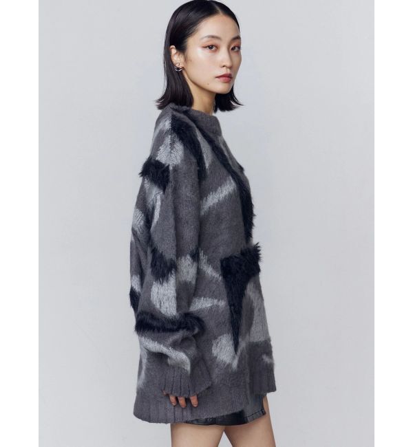 EMODA「オーバーパターンニット」|ニット・セーター|