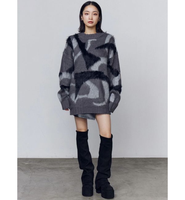 EMODA「オーバーパターンニット」|ニット・セーター|