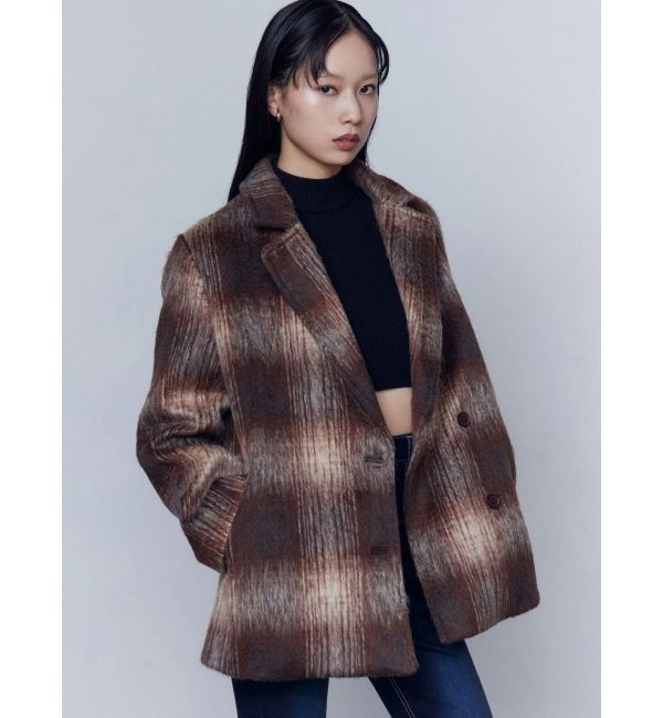 EMODA「シャギージャケットコート」|その他|