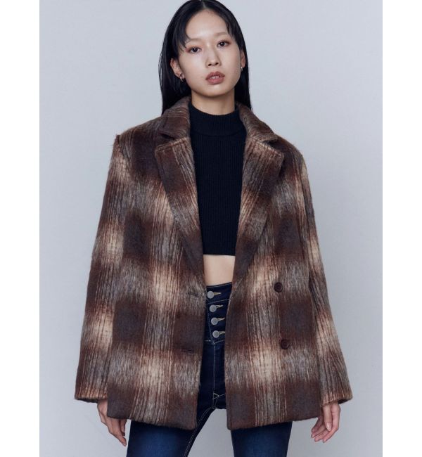 EMODA「シャギージャケットコート」|その他|