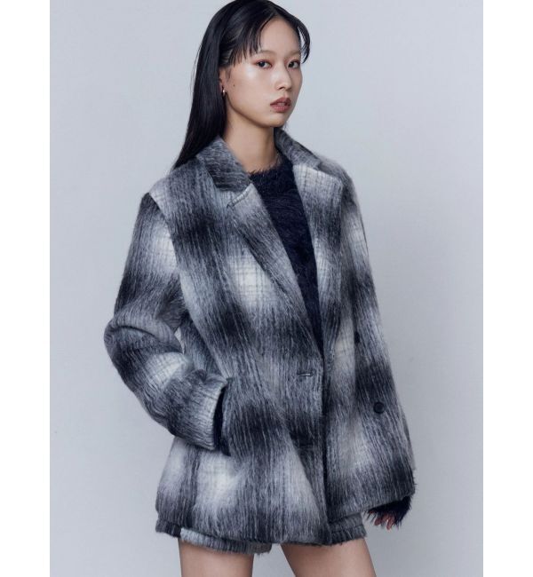 EMODA「シャギージャケットコート」|その他|