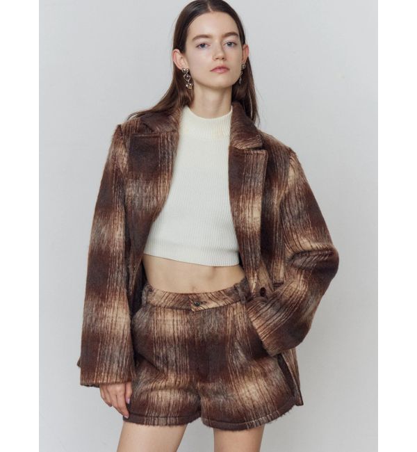 EMODA「シャギージャケットコート」|その他|