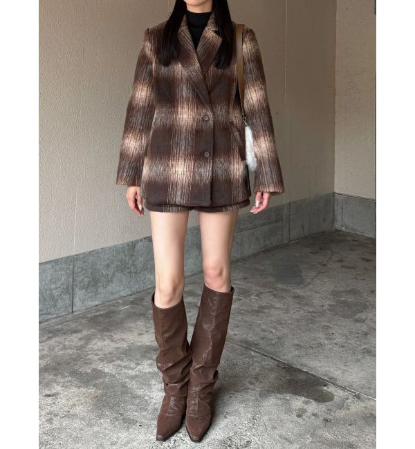 EMODA「シャギージャケットコート」|その他|