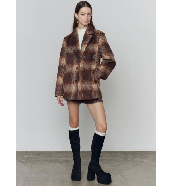 EMODA「シャギージャケットコート」|その他|