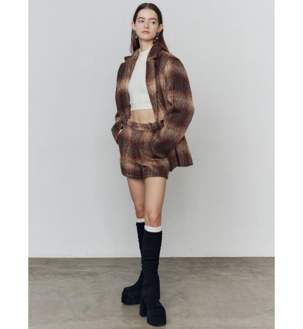 EMODA「シャギージャケットコート」|その他|