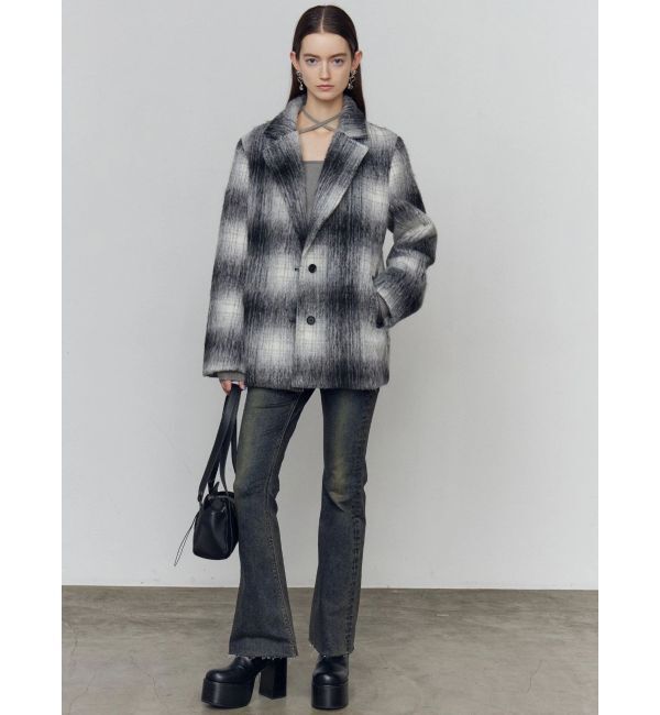 EMODA「シャギージャケットコート」|その他|