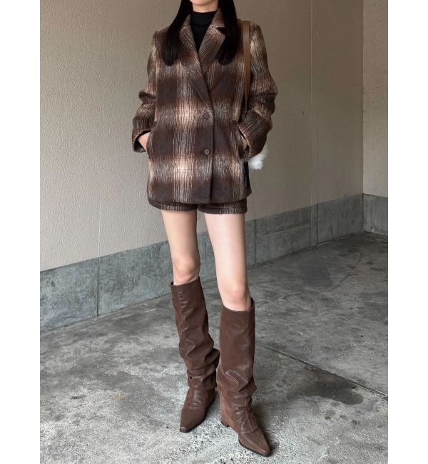 EMODA「シャギージャケットコート」|その他|