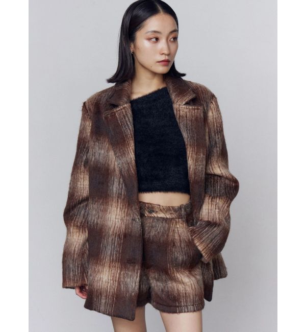 EMODA「シャギージャケットコート」|その他|