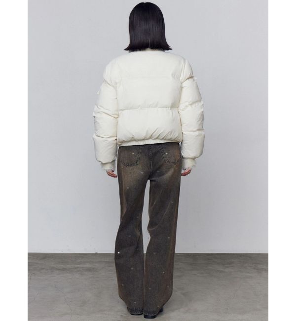 EMODA「リボンパッファーダウンブルゾン」|ダウン|