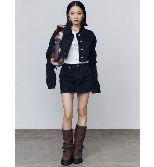 EMODA「カバータンクブーツ」|ロングブーツ|