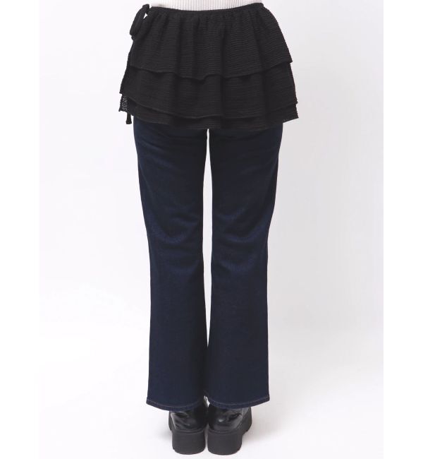 EMODA「ニットレースラップスカート」|スカート|