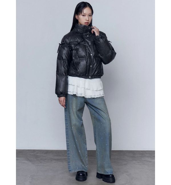 EMODA「ニットレースラップスカート」|スカート|