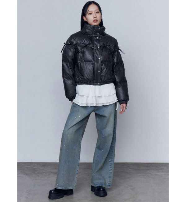 EMODA「ニットレースラップスカート」|スカート|