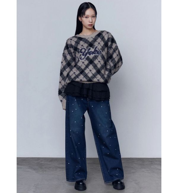 EMODA「ニットレースラップスカート」|スカート|