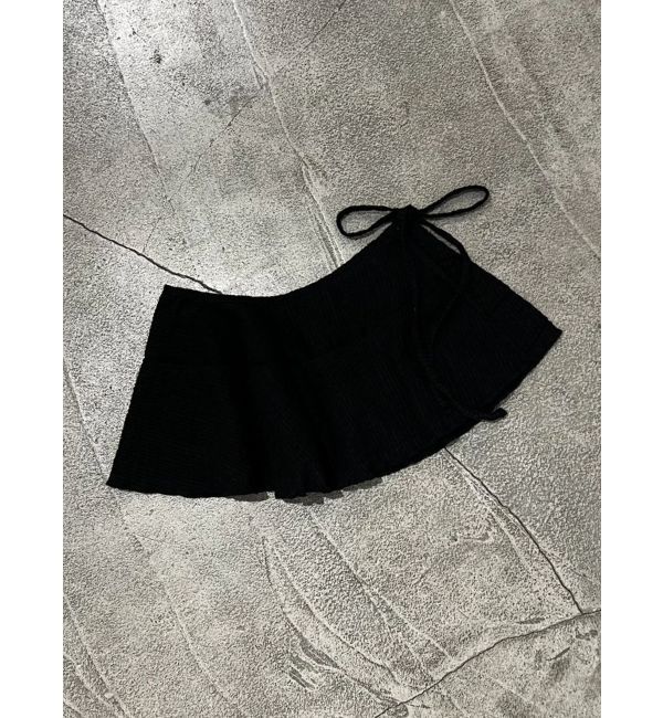 EMODA「ニットレースラップスカート」|スカート|