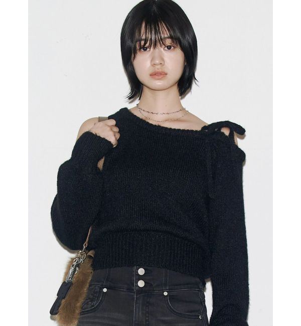 EMODA「ショルダースキンニット」|ニット・セーター|