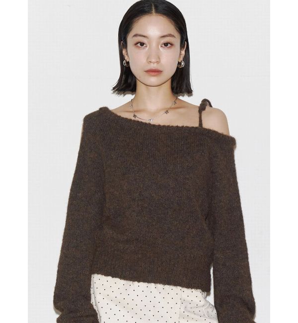 EMODA「ショルダースキンニット」|ニット・セーター|