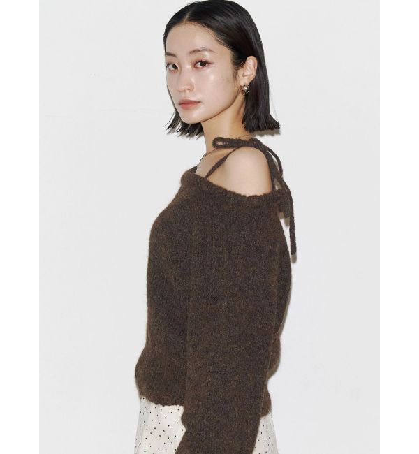 EMODA「ショルダースキンニット」|ニット・セーター|