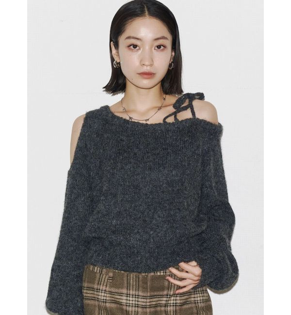 EMODA「ショルダースキンニット」|ニット・セーター|