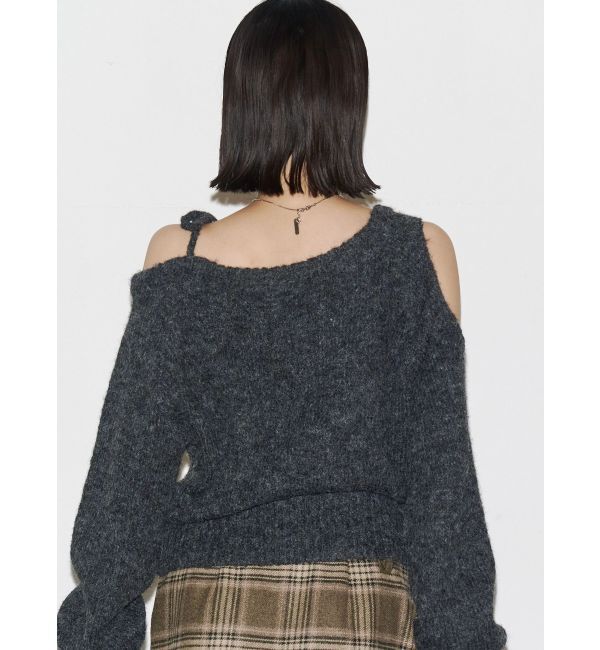 EMODA「ショルダースキンニット」|ニット・セーター|