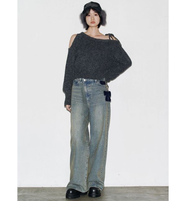 EMODA「ショルダースキンニット」|ニット・セーター|