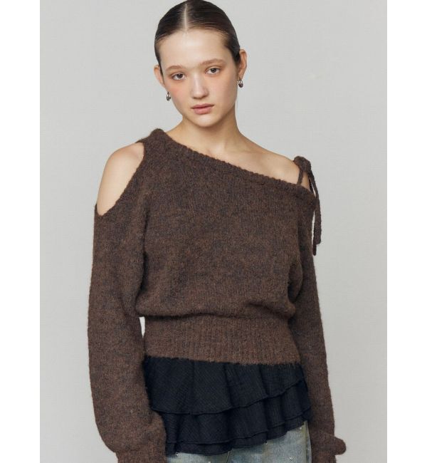 EMODA「ショルダースキンニット」|ニット・セーター|
