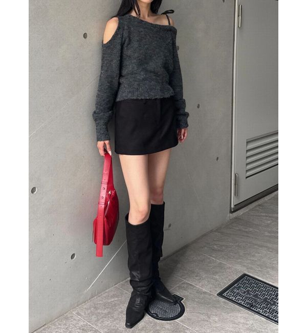 EMODA「ショルダースキンニット」|ニット・セーター|