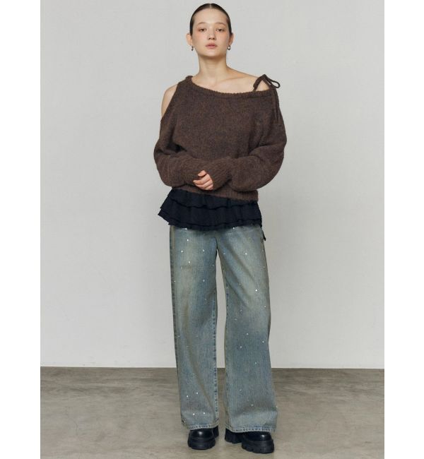 EMODA「ショルダースキンニット」|ニット・セーター|