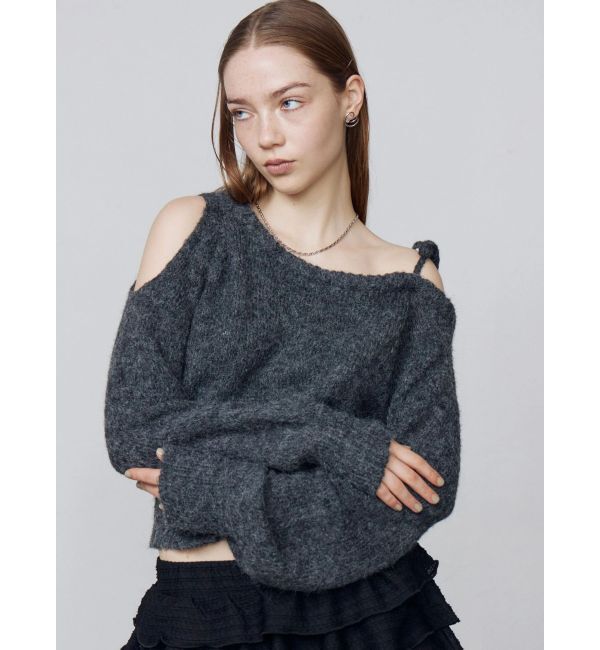 EMODA「ショルダースキンニット」|ニット・セーター|