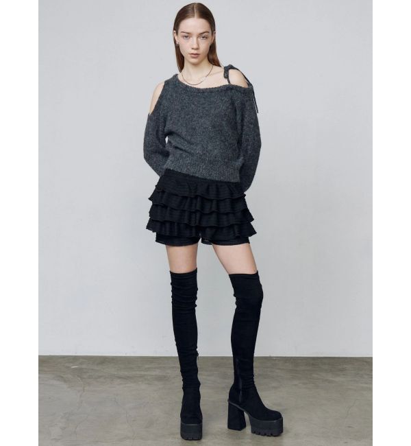 EMODA「ショルダースキンニット」|ニット・セーター|