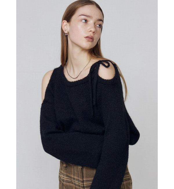 EMODA「ショルダースキンニット」|ニット・セーター|