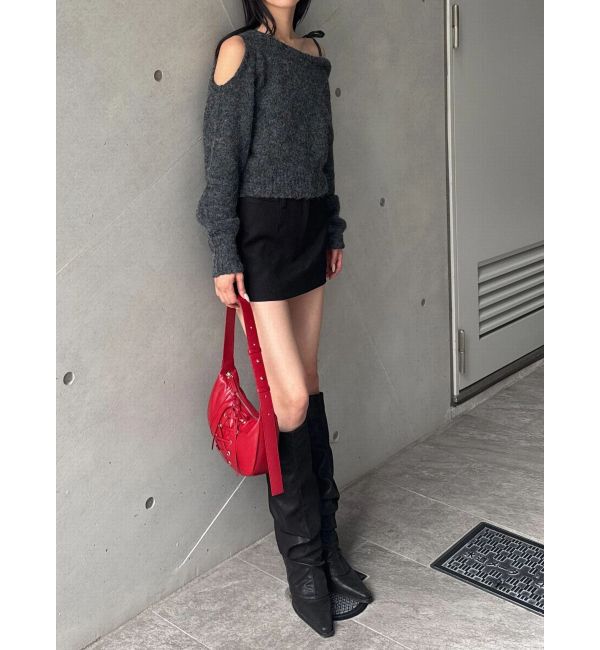 EMODA「ショルダースキンニット」|ニット・セーター|