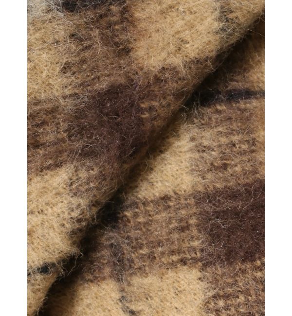 EMODA「チェックロゴオーバーニット」|ニット・セーター|