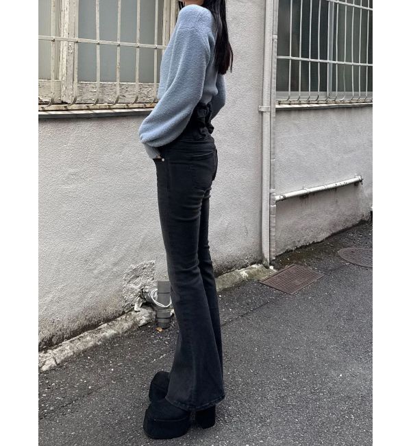 EMODA「クレーピングパッチシャギーニット」|ニット・セーター|