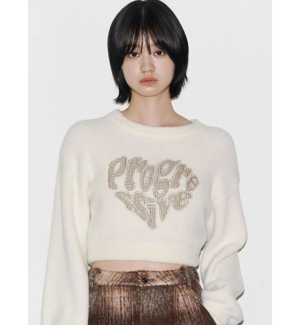 EMODA「クレーピングパッチシャギーニット」|ニット・セーター|