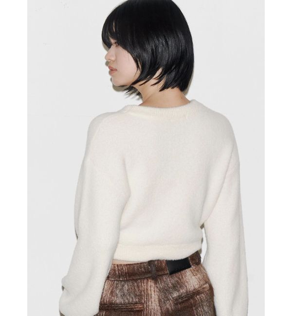 EMODA「クレーピングパッチシャギーニット」|ニット・セーター|