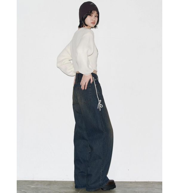 EMODA「クレーピングパッチシャギーニット」|ニット・セーター|