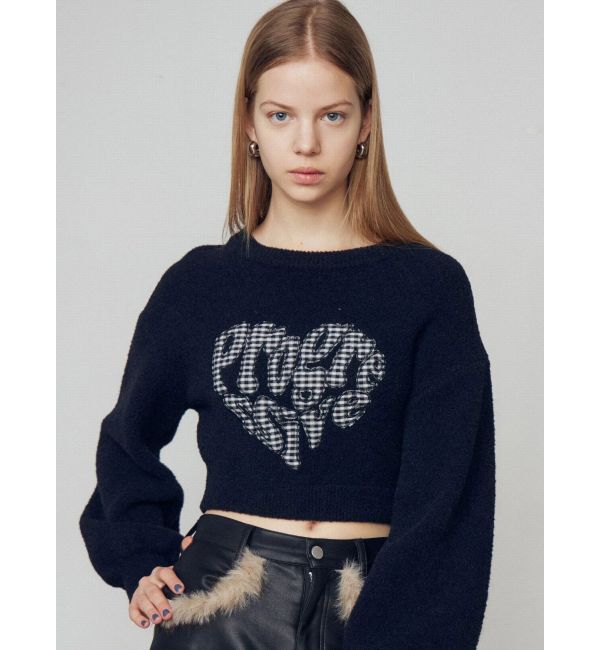 EMODA「クレーピングパッチシャギーニット」|ニット・セーター|