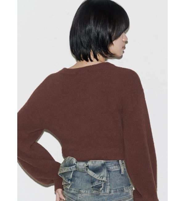 EMODA「クレーピングパッチシャギーニット」|ニット・セーター|