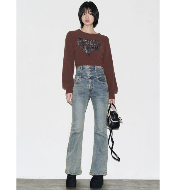 EMODA「クレーピングパッチシャギーニット」|ニット・セーター|