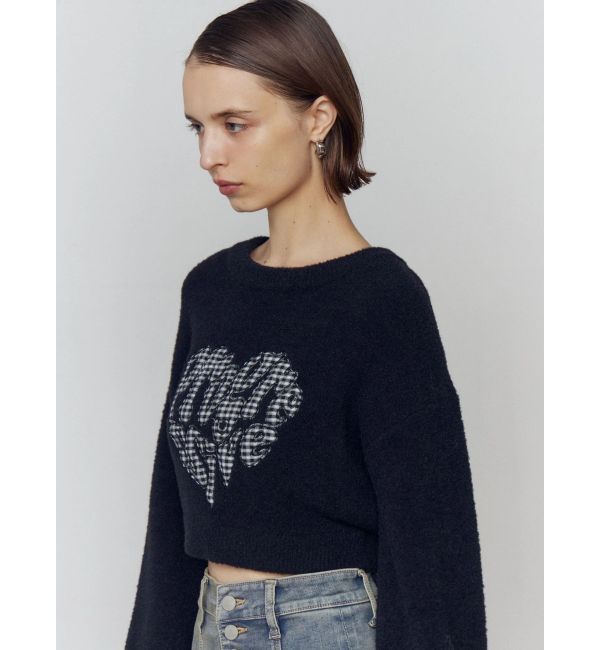 EMODA「クレーピングパッチシャギーニット」|ニット・セーター|