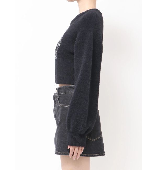 EMODA「クレーピングパッチシャギーニット」|ニット・セーター|
