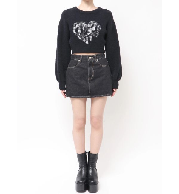 EMODA「クレーピングパッチシャギーニット」|ニット・セーター|