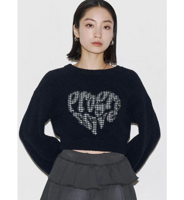 EMODA「クレーピングパッチシャギーニット」|ニット・セーター|